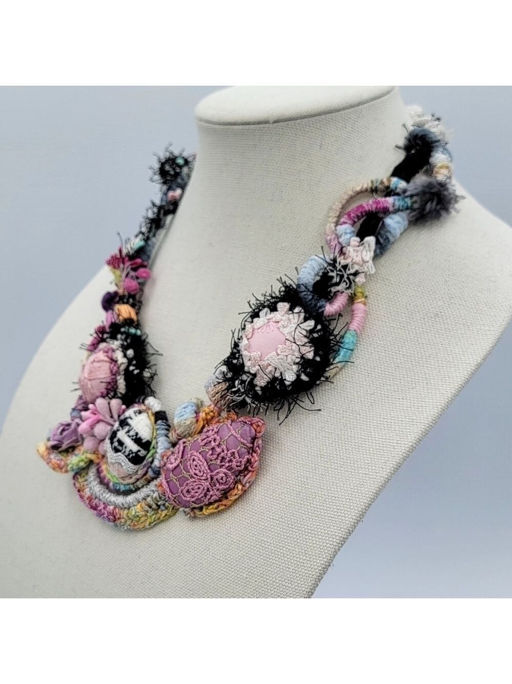 Handmade Necklace Multicolor Made By An Etsy Artisan #2035 - Picture 7 of 8